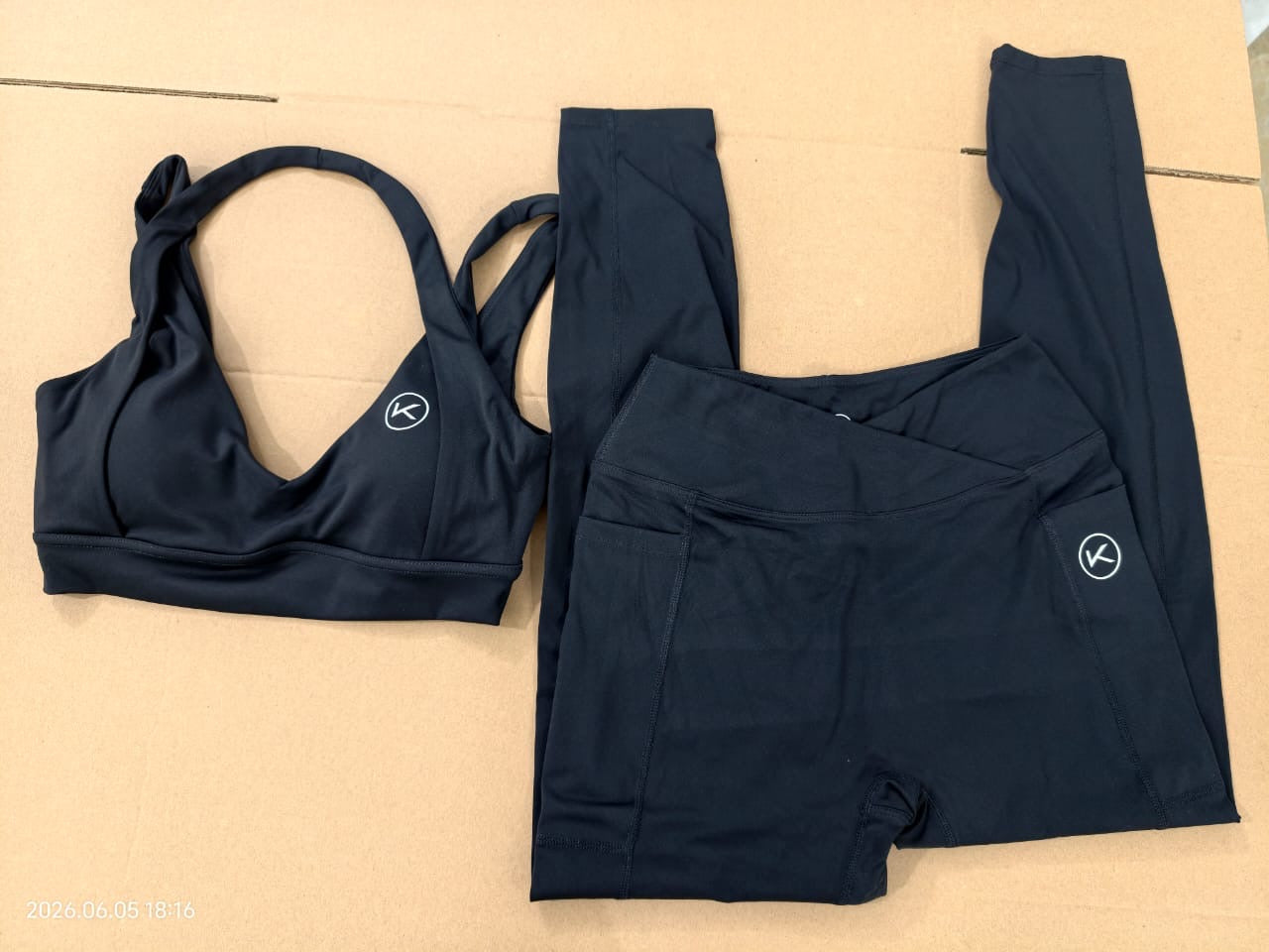 Noir Cross-Waist Set