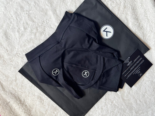 Noir Cross-Waist Set